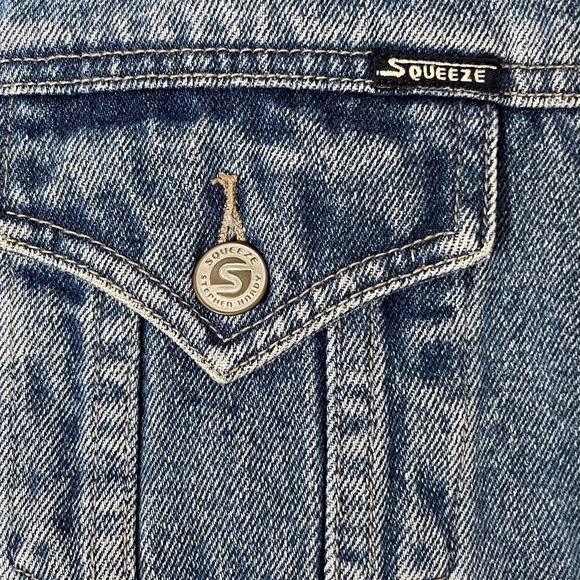 VINTAGE Stephen Hardy Squeeze Jean Jacket - Picture 3 of 5